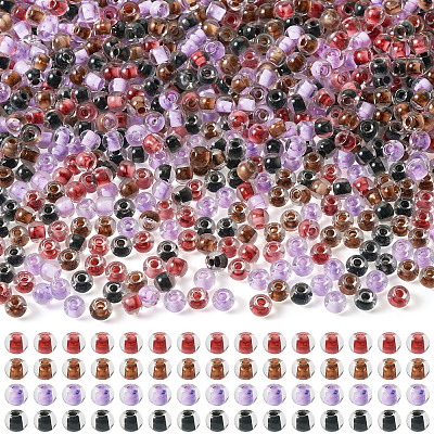 100G Transparent Glass Round Seed Beads SEED-TA0001-44B-1