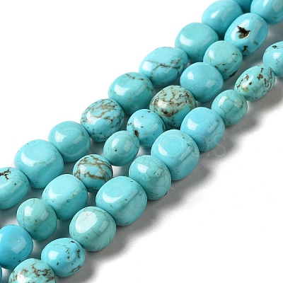 Natural Howlite Beads Strands G-C025-16-1