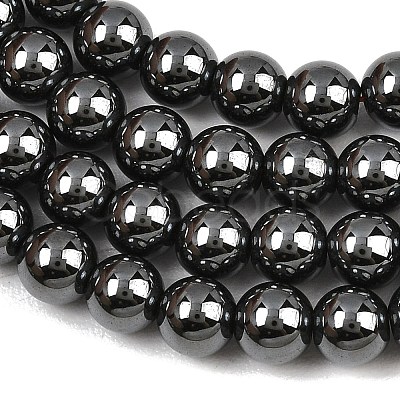 Synthetic Non-magnetic Hematite Beads Strands GG-CBAB93D-B01-6mm-1