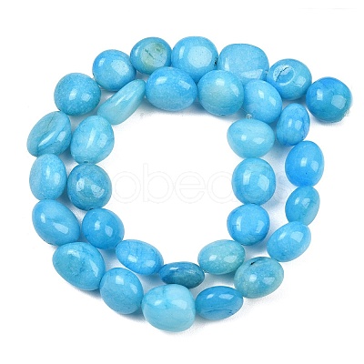 Dyed Natural White Jade Beads Strands GG-CBACF26-B01-02-1
