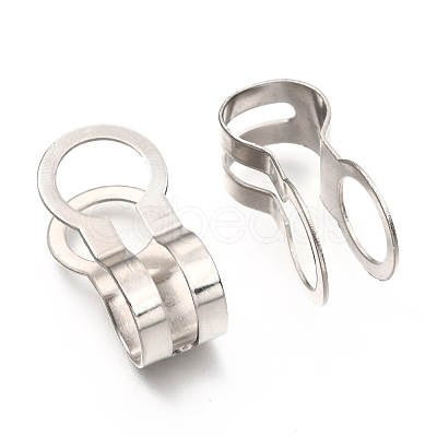 Non-Tarnish 304 Stainless Steel Ball Chain Connectors STAS-R089-08B-P-1