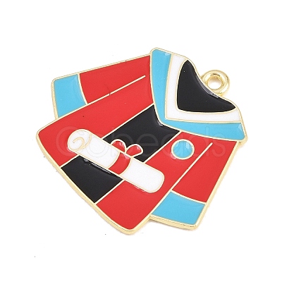Back to School Alloy Enamel Pendants FIND-E054-02F-1