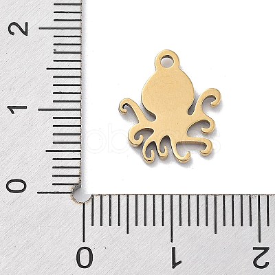 Ion Plating(IP) 201 Stainless Steel Charms STAS-A101-01B-02G-1