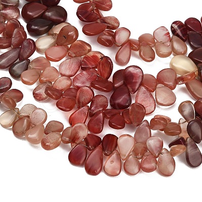 Gradient Color Natural Andesine Feldspar Beads Strands GG-CBA0C95-C01-02-1