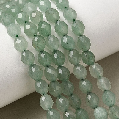 Natural Green Aventurine Beads Strands G-K376-F14-01-1