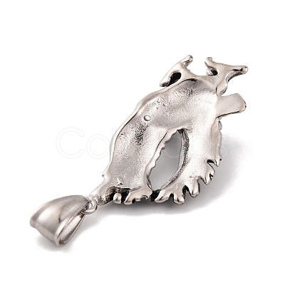 304 Stainless Steel Pendants STAS-K283-25AS-1