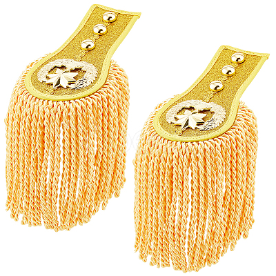Polyester Tassel Epaulettes AJEW-WH0314-704B-1