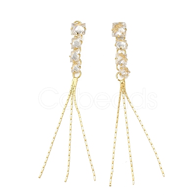 Brass Chains Tassel Big Pendnants KK-P228-34G-1