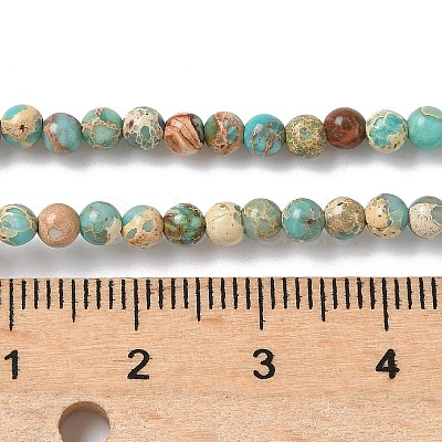 Dyed Natural Regalite/Imperial Jasper/Sea Sediment Jasper Beads Strands G-B124-C05-06-1