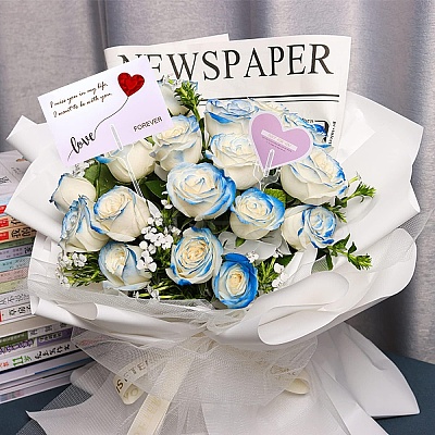 50Pcs Transparent Plastic Wire Name Card Clip Holder AJEW-YW0002-19B-1