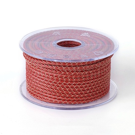 Braided Cowhide Cord WL-I004-5mm-20-1