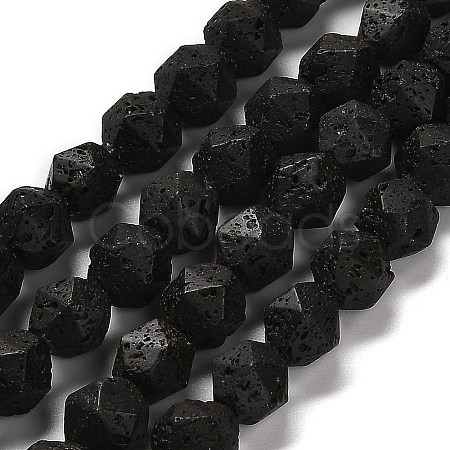 Natural Lava Rock Beads Strands G-G175-B15-01-1