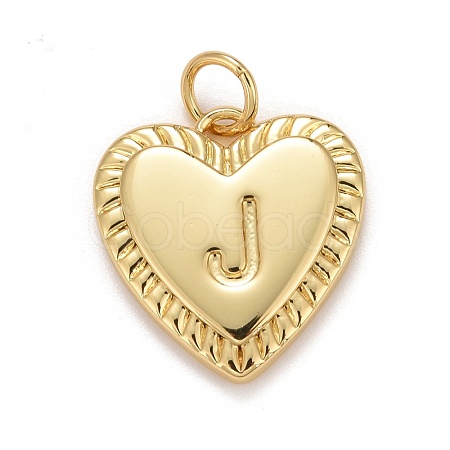 Rack Plating Golden Brass Pendants KK-E260-01G-J-1
