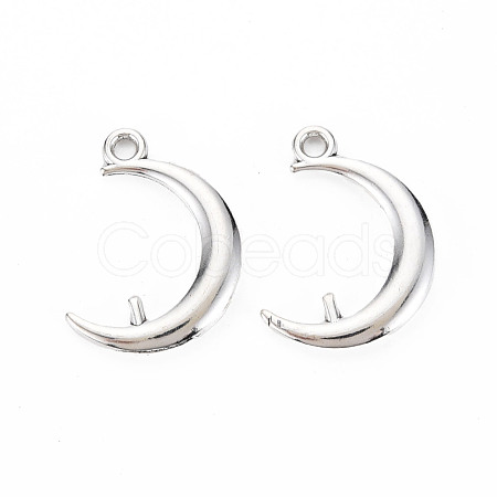 Tibetan Style Alloy Peg Bails Pendants TIBEP-N010-009AS-RS-1