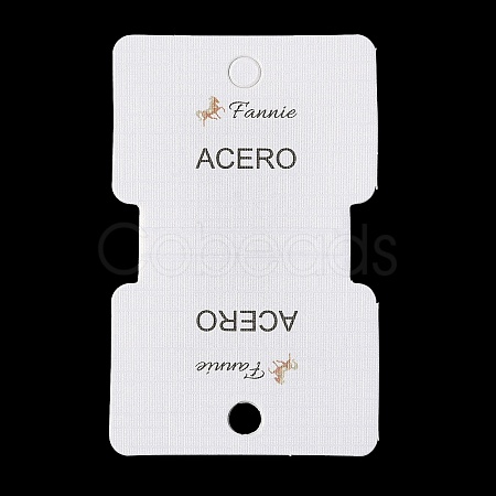 Fold Over Paper Jewelry Display Cards CDIS-M005-25-1