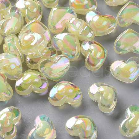 Transparent Acrylic Beads LS-TACR-S152-08B-07-1
