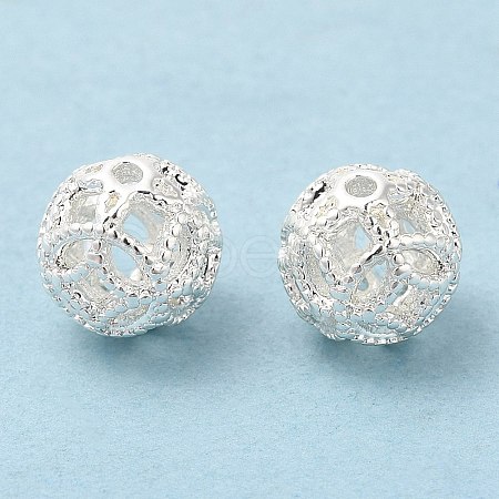 Eco-Friendly Rack Plating Brass Beads KK-A186-05S-1