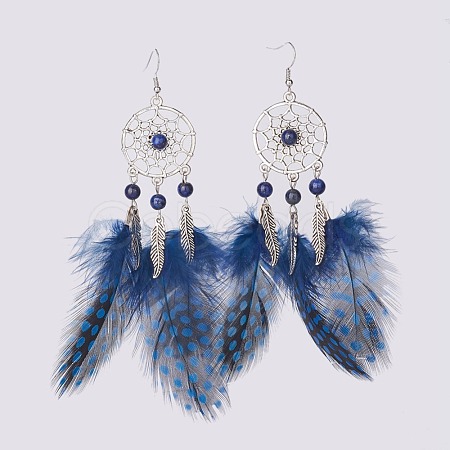 Alloy Dangle Earrings EJEW-JE02709-02-1