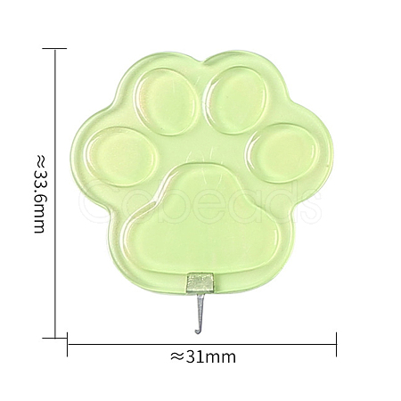 Cat Claw Shaped Plastic Needle Threaders SENE-PW0003-034F-1