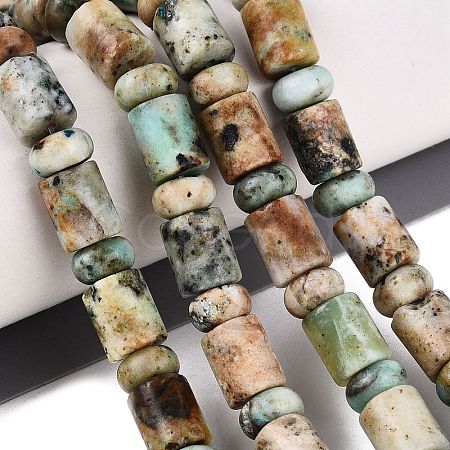 Natural Chrysocolla and Lapis Lazuli Beads Strands G-Q616-09I-1