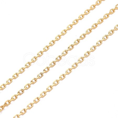 PVD Vacuum Plating 304 Stainless Steel Cable Chains CHS-D033-03G-02-1