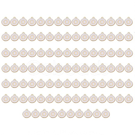 Golden Plated Enamel Alloy Charms ENAM-SZ0001-26A-O-1