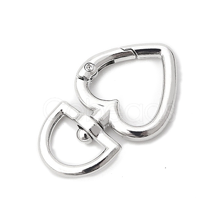 Heart Alloy Swivel Clasps PW-WG35422-01-1