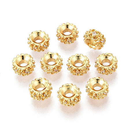 Brass Spacer Beads X-KK-N259-46-1