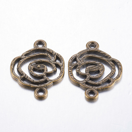 Tibetan Style Links connectors TIBEB-EA10947YKG-AB-LF-1