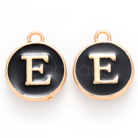 Golden Plated Alloy Charms X-ENAM-S118-02E-1