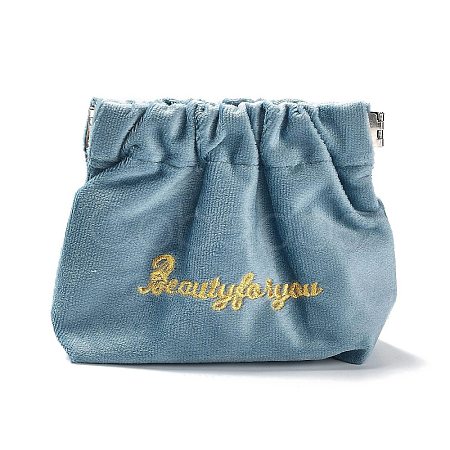 Velvet Spring Snap Closure Change Purse LS-ABAG-P009-A03-1