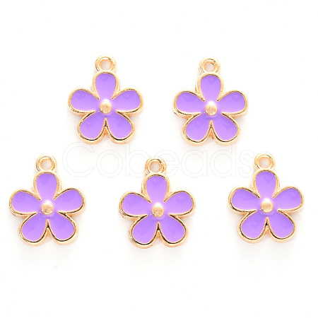 Alloy Enamel Charms ENAM-R059-02B-RS-1