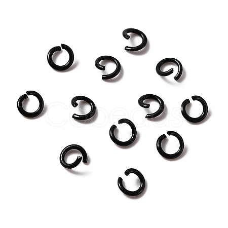 Zinc Alloy Open Jump Rings X-FIND-WH0014-79G-1