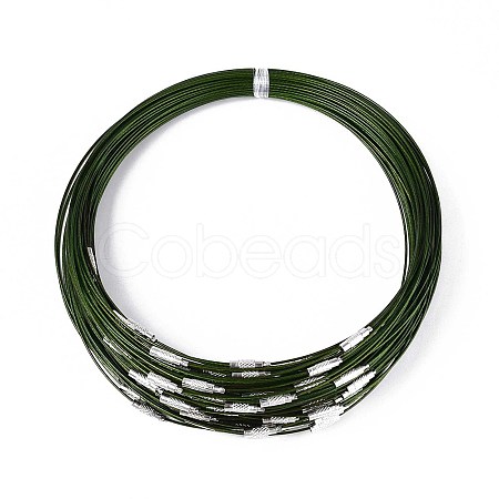 201 Stainless Steel Wire Necklace Cord SW001-2-1
