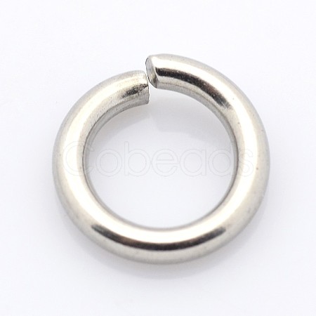 Tarnish Resistant 304 Stainless Steel Open Jump Rings STAS-E067-09-7mm-1