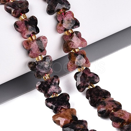 Natural Rhodonite Beads Strands G-N371-10A-05-1
