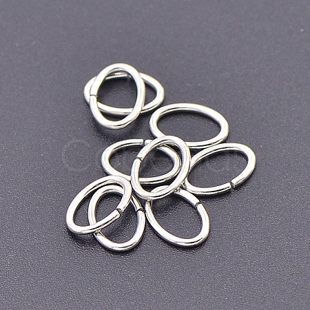 Non-Tarnish 304 Stainless Steel Open Jump Rings STAS-L236-07P-1