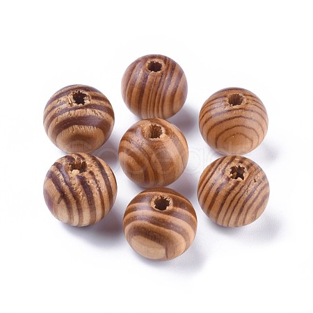 Round Natural Wood Beads X-WOOD-Q009-18mm-LF-1