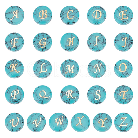 26Pcs 26 Styles Synthetic Turquoise Beads G-PH0002-73-1