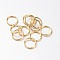 Eco-Friendly PVD Vacuum Plating & Long-Lasting Plated Brass Open Jump Rings, Golden, 20 Gauge, 5x0.8mm, Inner Diameter: 3.4mm