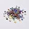 Hotfix Rhinestone, Glass Rhinestone Flat Back Cabochons, Half Round, Mixed Color, SS8, 2.3~2.4x1mm, about 1440pcs/bag