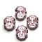 K9 Glass, Imitation Austrian Crystal Beads, Grade AAA, Faceted, Octagon, Pink, 6x4mm, Hole: 0.7~0.9mm