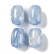 Resin European Beads, Large Hole Beads, Imitation Cat Eye, Barrel, Steel Blue, 16x12mm, Hole: 5.2mm