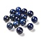 Natural Lapis Lazuli Beads, Dyed, Round, 12mm, Hole: 0.8~1mm