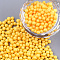 Small Craft Foam Balls, Round, for DIY Wedding Holiday Crafts Making, Gold, 2.5~3.5mm