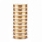 Round Copper Jewelry Wire, Long-Lasting Plated, Light Gold, 28 Gauge(0.3mm), about 51.18 Feet(15.6m)/roll