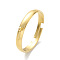 304 Stainless Steel Loop Ring Bases, Adjustable Finger Ring, Golden, 3x1mm, Hole: 1.2mm, Inner Diameter: 18mm