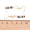Golden 304 Stainless Steel Dangle Earring EJEW-JE05673-01-3