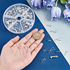 Brass Ice Pick Pinch Bails DIY-PH0024-46-3