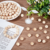 5 Sets Alphabet Undyed Wood Beads WOOD-OC0002-69-4
